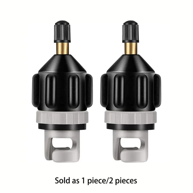 Sup Board Air Valve Adapter, Car Pump Inflation Connector, Quick Inflate Device, Accessory for Stand Up Paddleboards, Kayaks, Water Sports, 1 Piece/2 Pieces Set