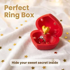 Heart Jumping Surprise Box 3D Printed Fun Declaration Storage Box, Creative Love Gift Box, Unique Valentine's Day Present