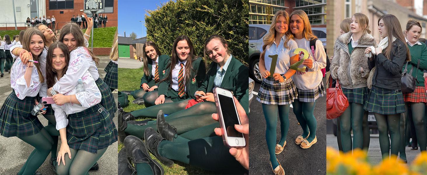 Women's 80D Opaque Tights Pantyhose, High Waist Soft Stockings, Solid Black Cute Tights (19 Colors)