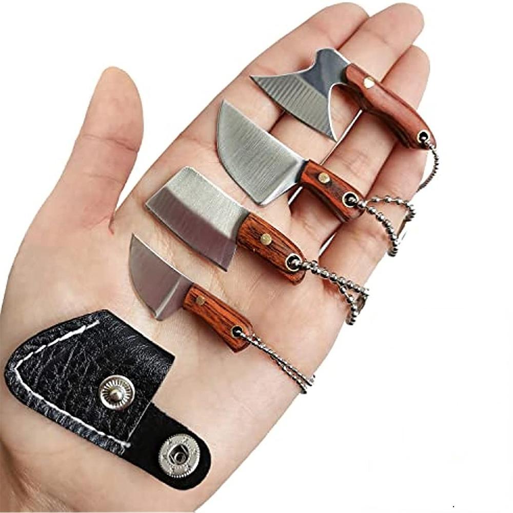 Pocket Knife Set, Including Knife & Knife Holder & Knife Blade & Knife Cover, EDC Knife Set for Outdoor Camping, Portable Multipurpose Knives
