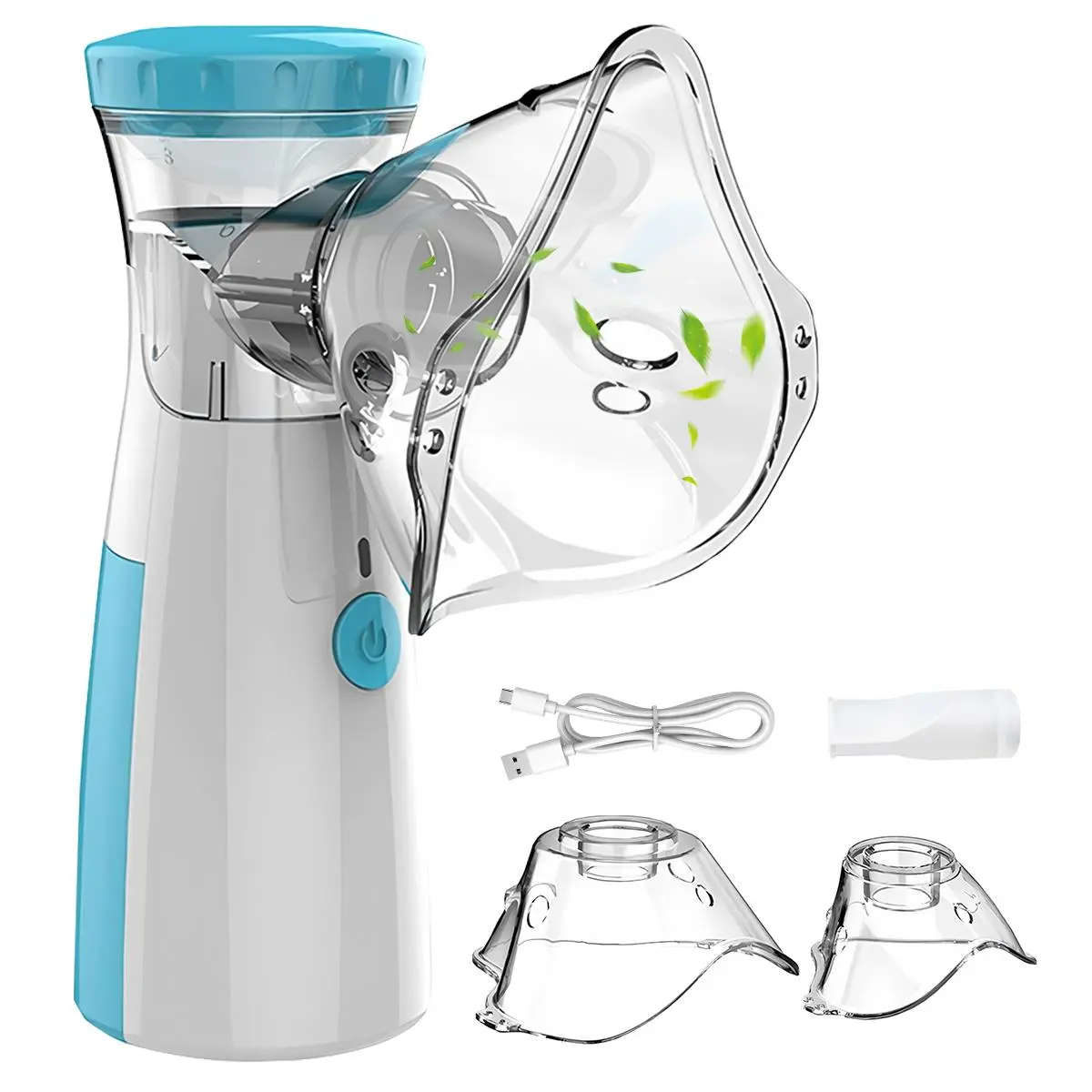 Portable Handheld Nebulizer,Mesh Spacer Machine with Accessories for Adult & Kid, Handheld Electric Atomizer for Breathing Issues