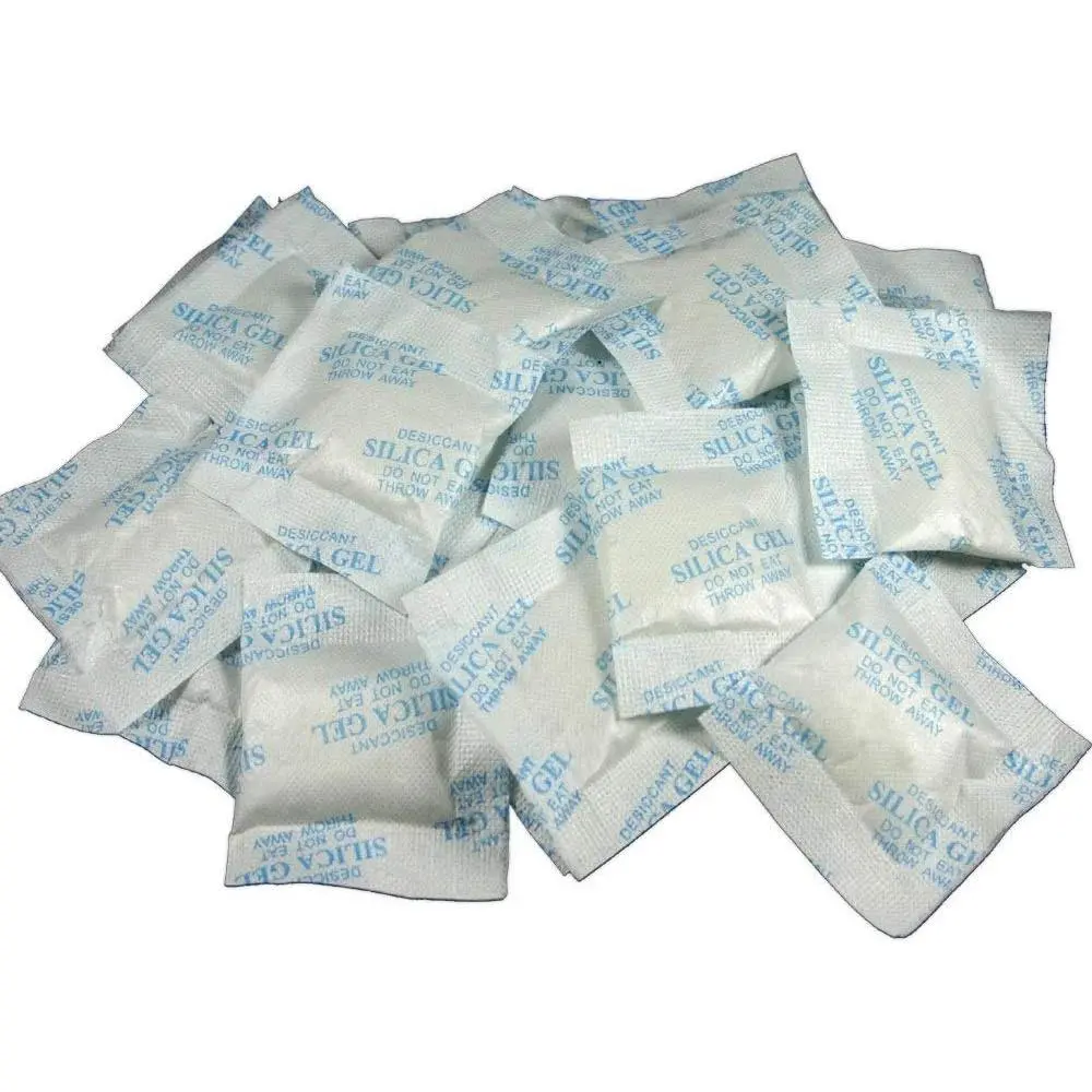 Silica Gel Desiccant Packs 10 Gram 50 Packets Drying Agent  Absorbers Dehumidifiers for Storage  Clothes Tools