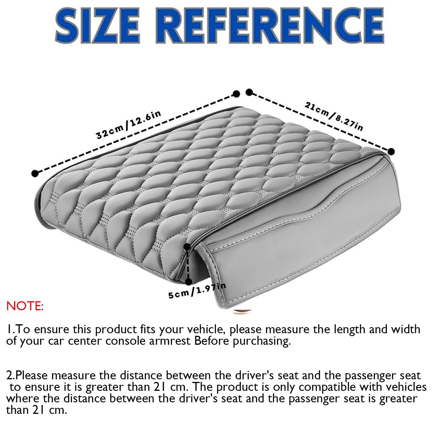 Car Center Console Armrest Protector, Plaid Pattern Car Armrest Protective Pad, Universal Car Armrest Box Booster Guard Pad, Boyfriend Gift, Car Stuff, Car Organization
