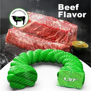 【Indestructible】Beef Flavor Dog Chew Toy - Dental Care for Medium/Large Dogs