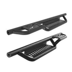 Heavy Duty Q235 Steel Running Boards for 1987-2006 Off-Road Vehicle Wrangler YJ/TJ 2 Door – All-Steel Bolt-On Side Steps – Textured Black Powder-Coated Nerf Bars summerwins