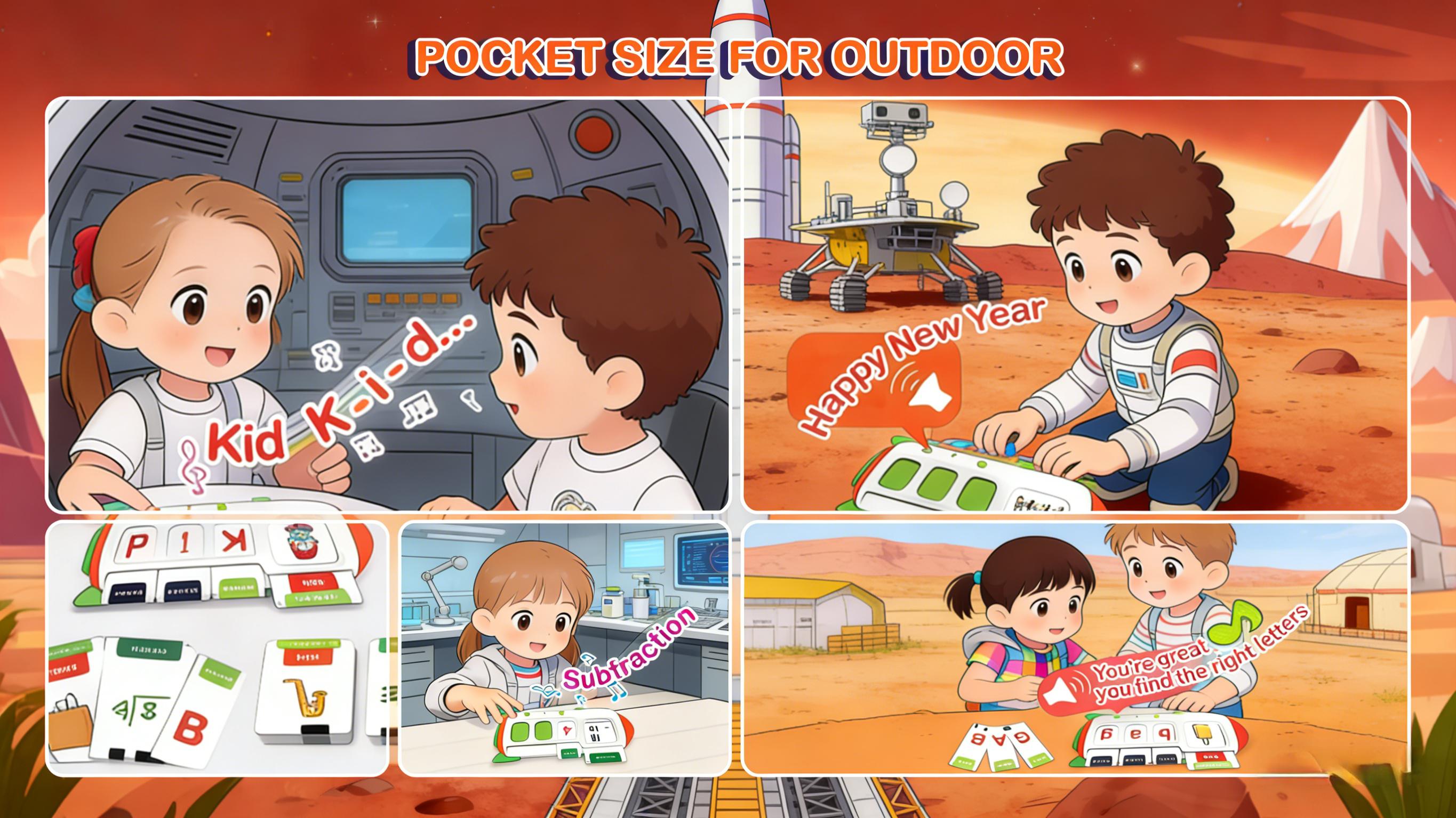 Talking Flash Cards for CVC Word,ABC Learning Toys for Kids Ages 3-6,  Math Games for Kids 4-7 Preschool Kindergarten Gifts for Boys & Girls Autism Sensory Speech Therapy Toys