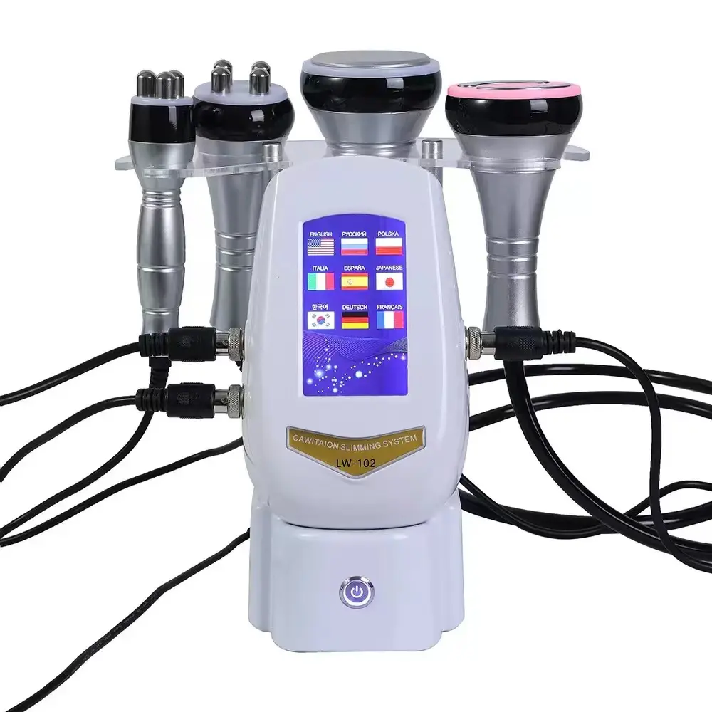 Us Plug 110v-240v Full Body Beauty Massager, 4-In-1 Multi-Functional Slimming Device with 4 Attachments, Essential Skincare Tool, Body Care Machine