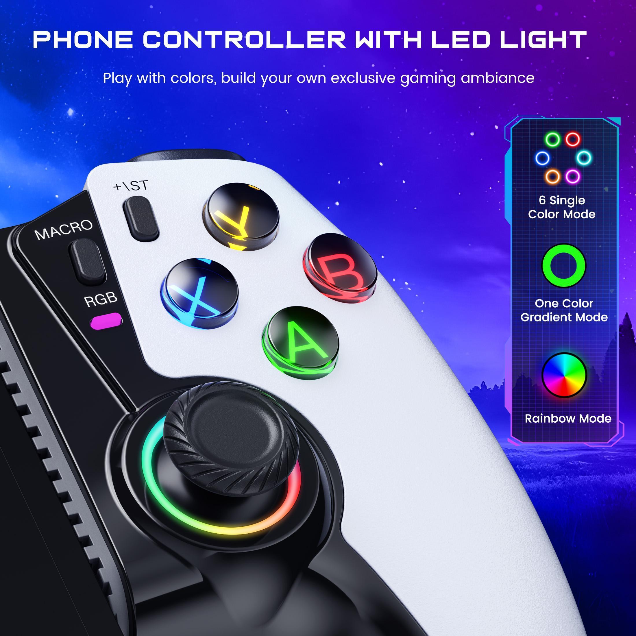 ESYWEN Mobile Game Controller for Android & iPhone&Switch1/2, Turn Your Phone into a Gaming Console - Play Xbox, Steam Link, GeForce Now & More