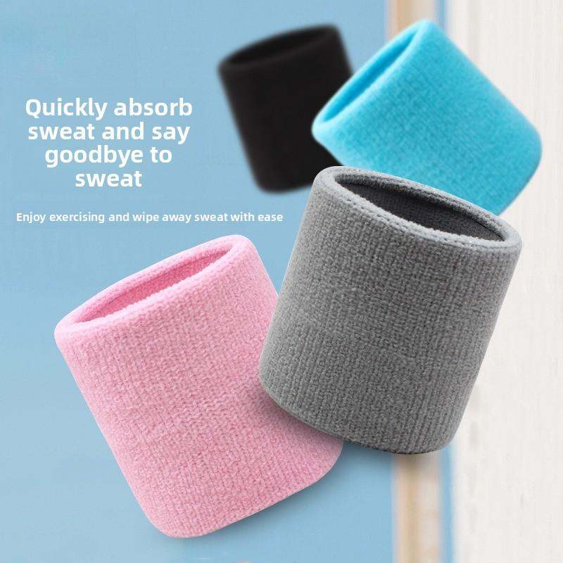 Moisture-absorbing wrist guards, men's and women's sports, high-elastic running, sweat-wiping basketball, fitness riding, outdoor fluorescent color, wrist straps, protective gear Moisture-absorbing wrist guards, men's and women's sports, high-elastic running, sweat-wiping basketball, fitness riding, outdoor fluorescent color, wrist straps, protective gear
