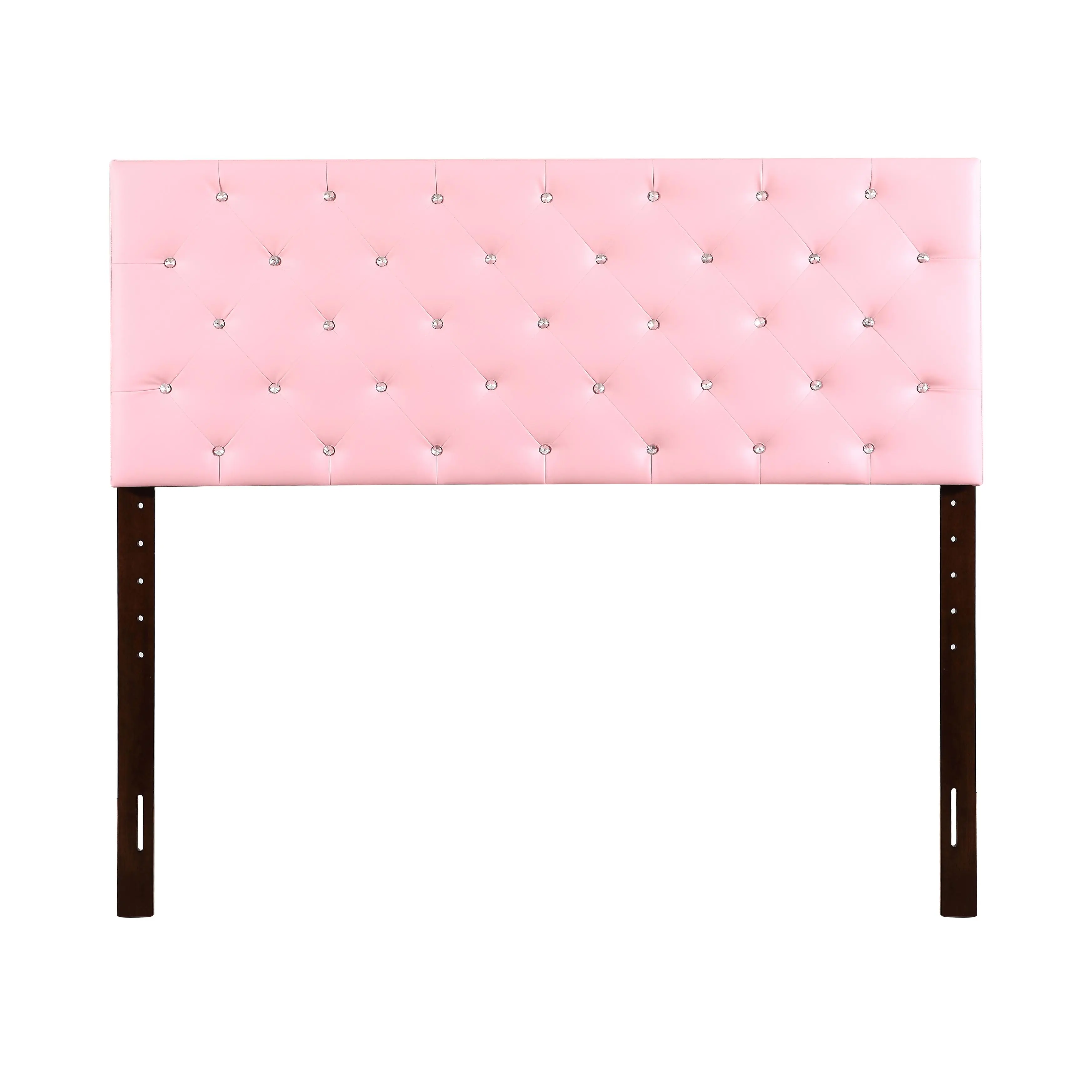 ARCH Adjustable Headboard for Bed, Cheerful Pink Upholstered Bedside Headboard, Easy Install, Space-Saving, Fits Full Queen King Bed Frame, Bedroom Decor, 1 Pack, Living Room Table for Sofa Side, Bedroom, Office, Apartment and Home Decor