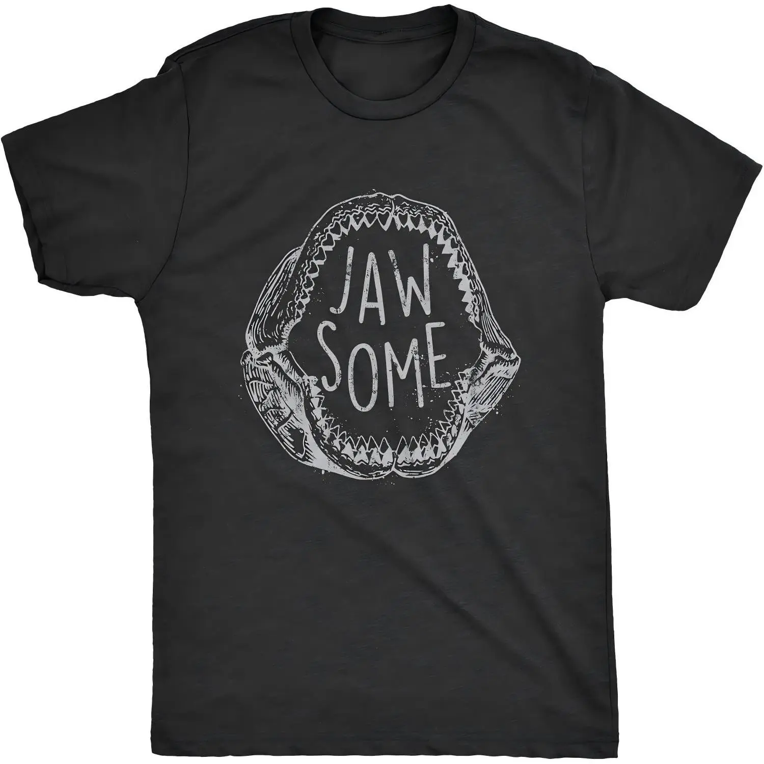 Jaw Some Funny Shark Teeth Graphic Tee