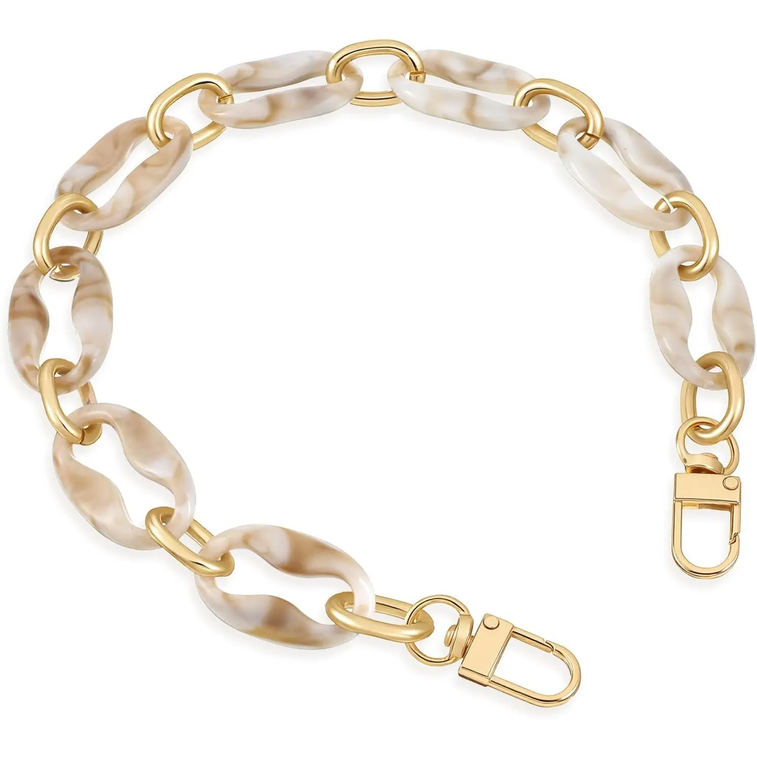 Oval  Purse Chain Strap, 40cm/15.75"  Handbag Chain Straps  Purse Charm Decorative Bag Chains for Handbag Wallet Crossbody Shouder Bags
