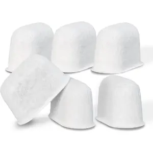 Activated Carbon Water Filter Replacement for KitchenAid Espresso Machine KES6551 Series - Premium 6-Pack Charcoal Water Filters Replacement Part