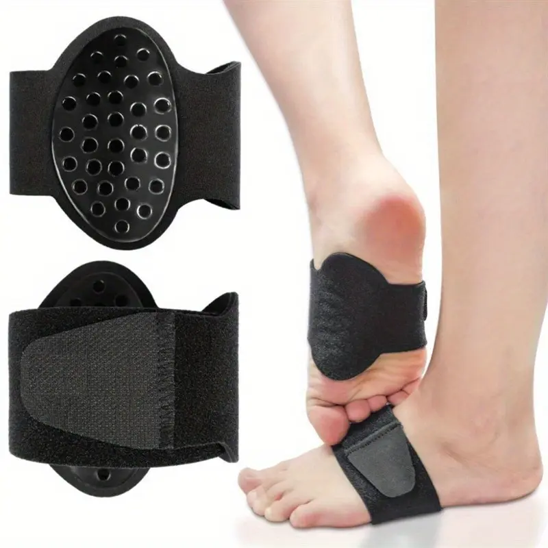 2 Pairs Silicone Arch Support Shock Absorbing Insoles for Work Boots, Shock Absorption Heel Fatigue Relief, Comfortable Fit, Essential for Daily Commute/sports