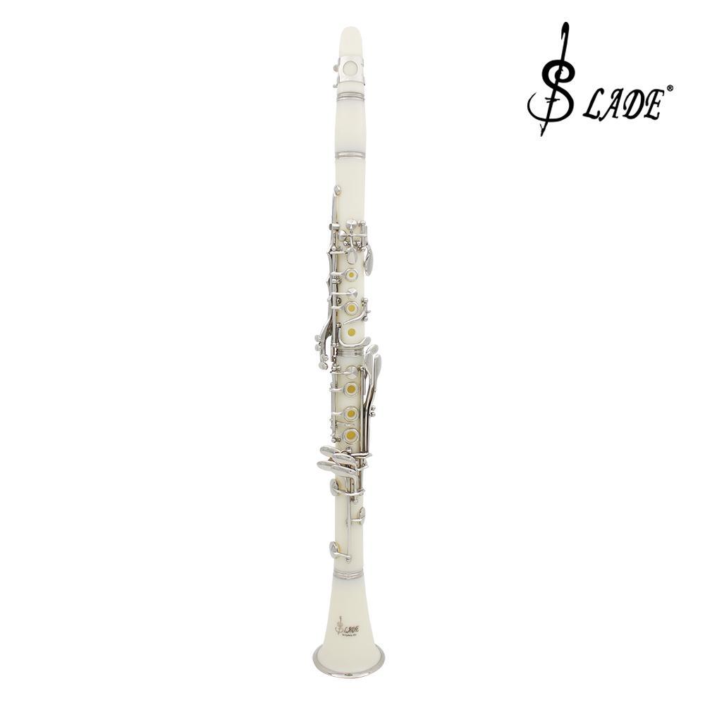 Bb Clarinet, 17 Nickel Keys Bb Clarinet, Woodwind Instrument for Students, Musical Instrument for Beginners, Music Accessories