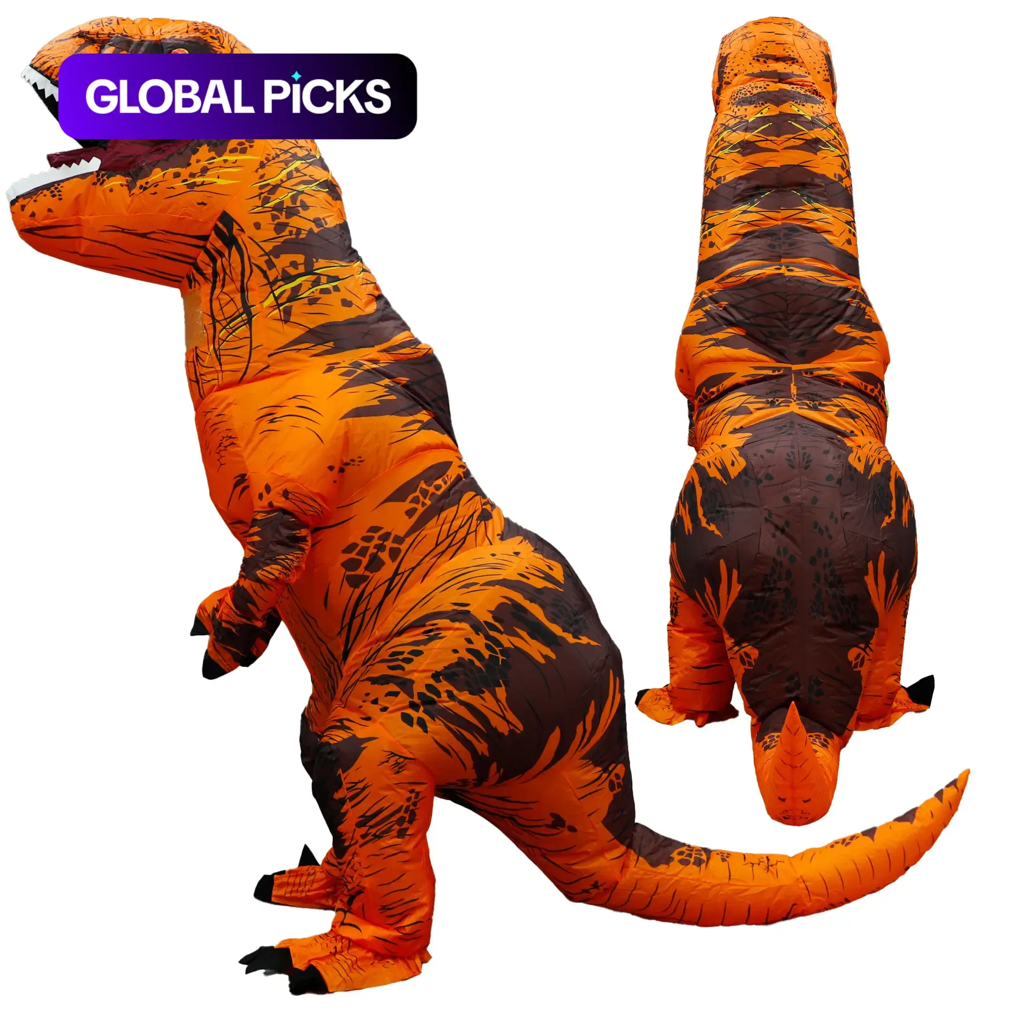 Premium Adult Inflatable T-Rex Costume Dinosaur Costumes Halloween Carnival Party Cosplay Full Body Dinosaur Fancy Dress #GLOBAL PICKS