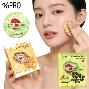 Cute Matcha Berry Cake Makeup Sponge, Dual-Use Foundation Blender. Perfect for New Year celebrations, Black Friday outings, daily trips and parties, delivers full-coverage creamy skin finish.