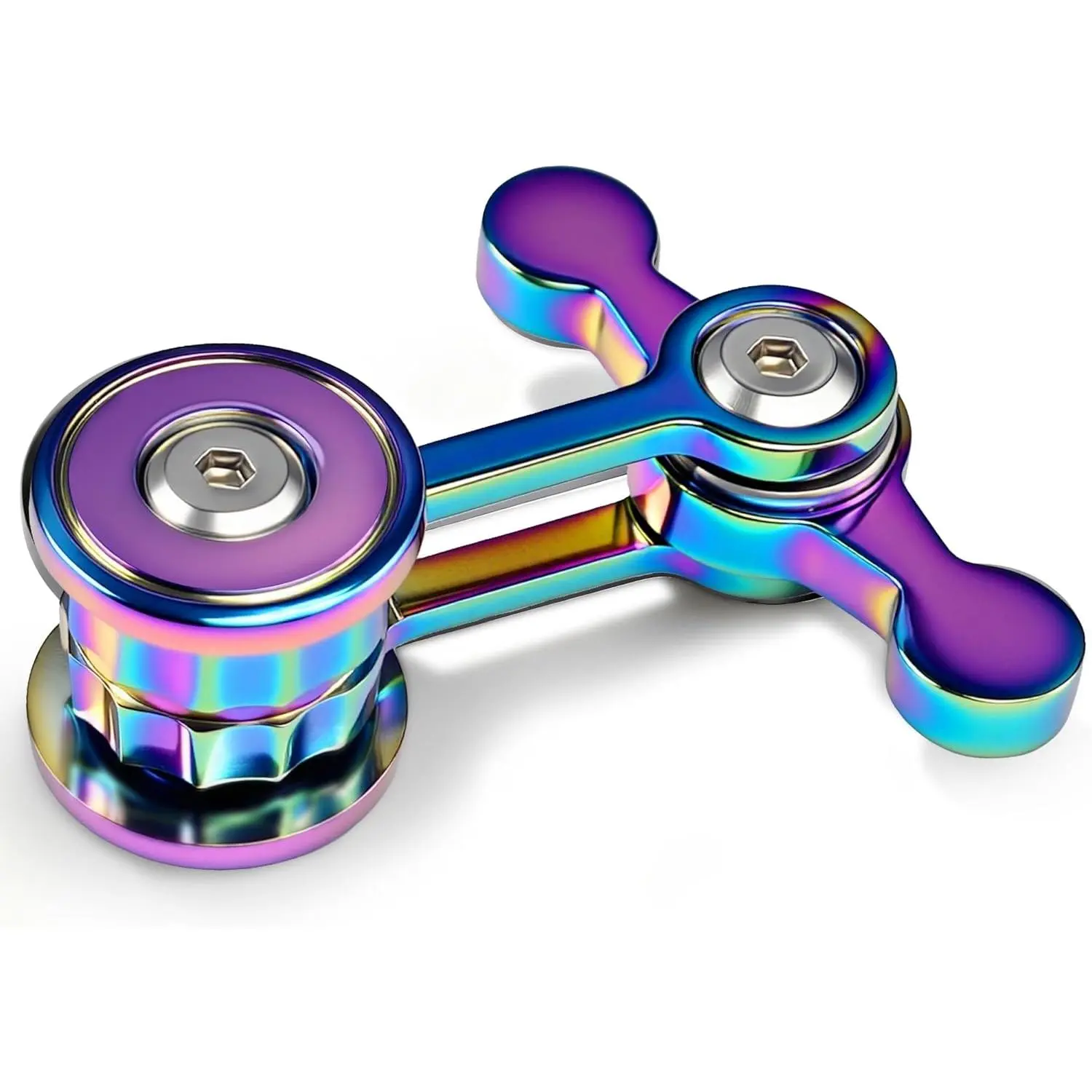 Fidget Spinner Toy for Adult Cool Gadgets Gifts for Teen Boy Metal Silent Figette Office Desk Toy Anxiety Stress Relief Item Quiet Calming Down Autism ADHD Tools Valentines Day Gifts for Him Menfidget toys