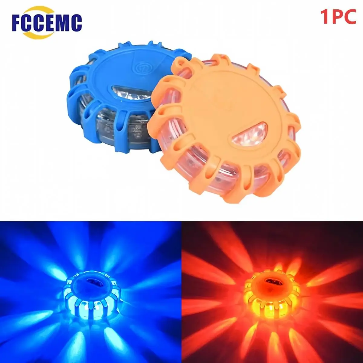 Magnetic LED Strobe Warning Light Car Emergency Lights For Vehicles Road Rescue Safety Flashing Lights Roadside Auto Signal Beacon Lamp Accessory