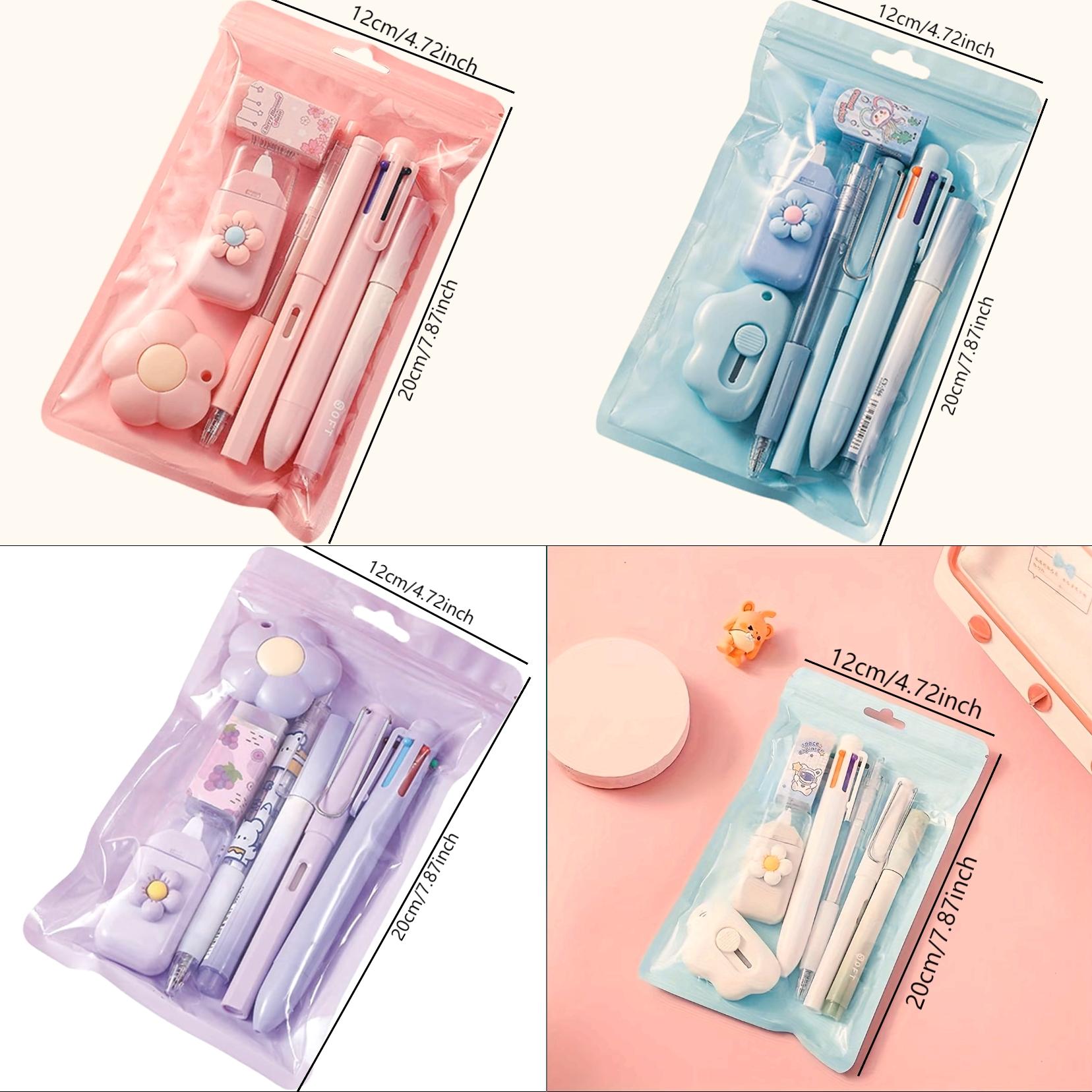 Cute Stationery Set, Writing Essential Kit, Student Gift, Home School Office Supplies, Learning Tools, Classroom Essentials, Desk Supplies Set