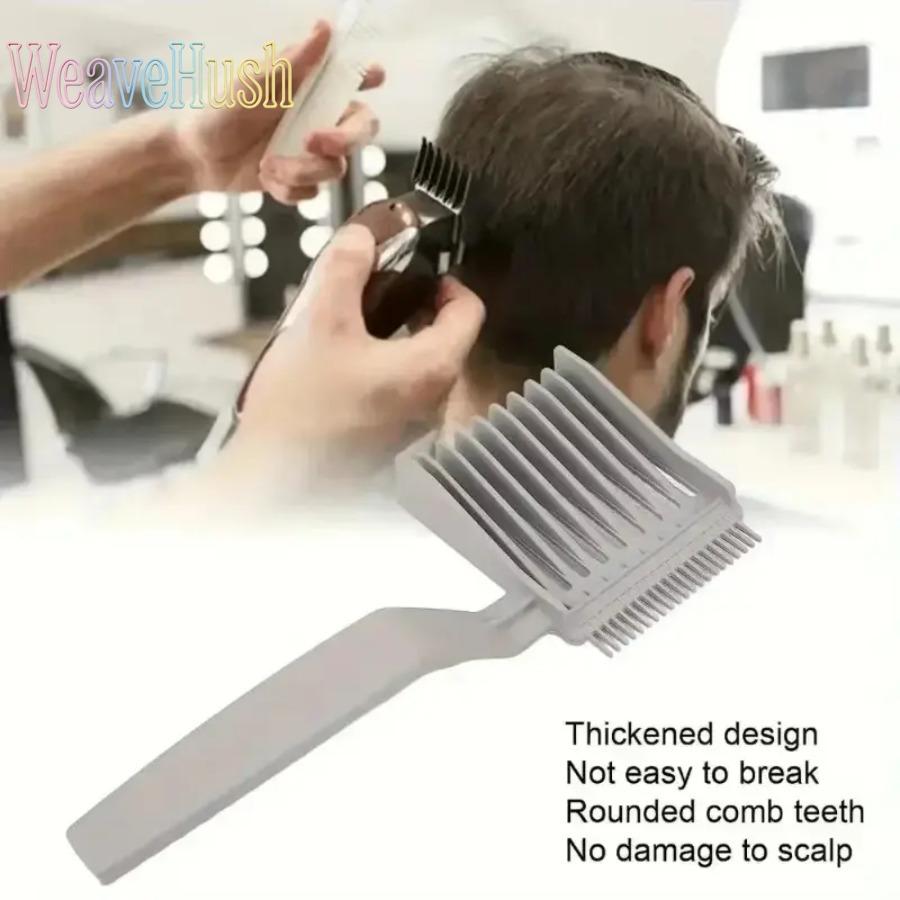 2026 Professional 3Pcs Men’s Gradient Hairstyle Comb Set, Barber Hair Cutting & Styling Tools with Flat Top Guide Comb, Haircut Clipper Attachment Combs for Fade, Taper & Precision Salon & Home Hair Grooming