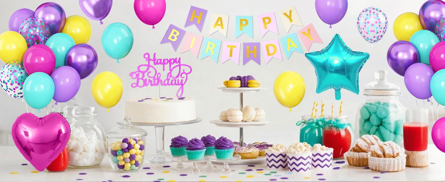 50th Birthday Decorations for Women Men,50th Birthday Balloons Brown Gold Sand White Number 50 Balloons Happy Birthday Banner with Cake Toppers for 50th Party Decorations