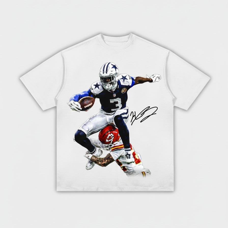 # Georgee Pickens Graphic T-Shirt Football Cotton Trendy Casual Soft Crewneck Tee