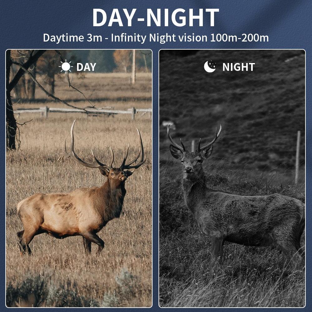 Night Vision Goggles-Night VisionBinoculars,2000 mAh Battery,7 Levels Infrared,6XDigital Zoom,Wildlife Observation,Hunting,Camping