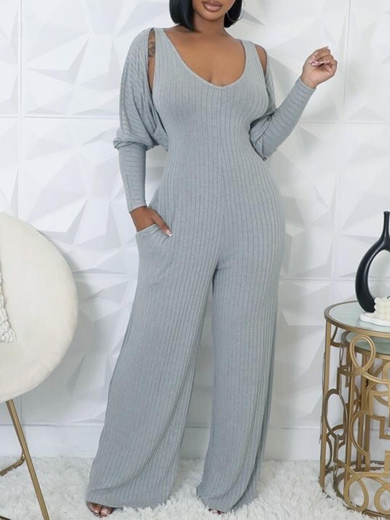 Women's Jumpsuit & Coat, Slim-fitting Sexy Casual Fashion Jumpsuit & Coat, Perfect for Spring & Fall