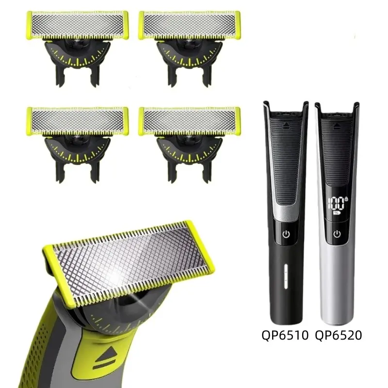 Oneblade Small T Razor Replacement Heads Qp210/50 2523 2630 2527qp652, 1-10 Pieces Beard Trimmer Attachments, Men's Perfect Gift, Replacement Shaver Head