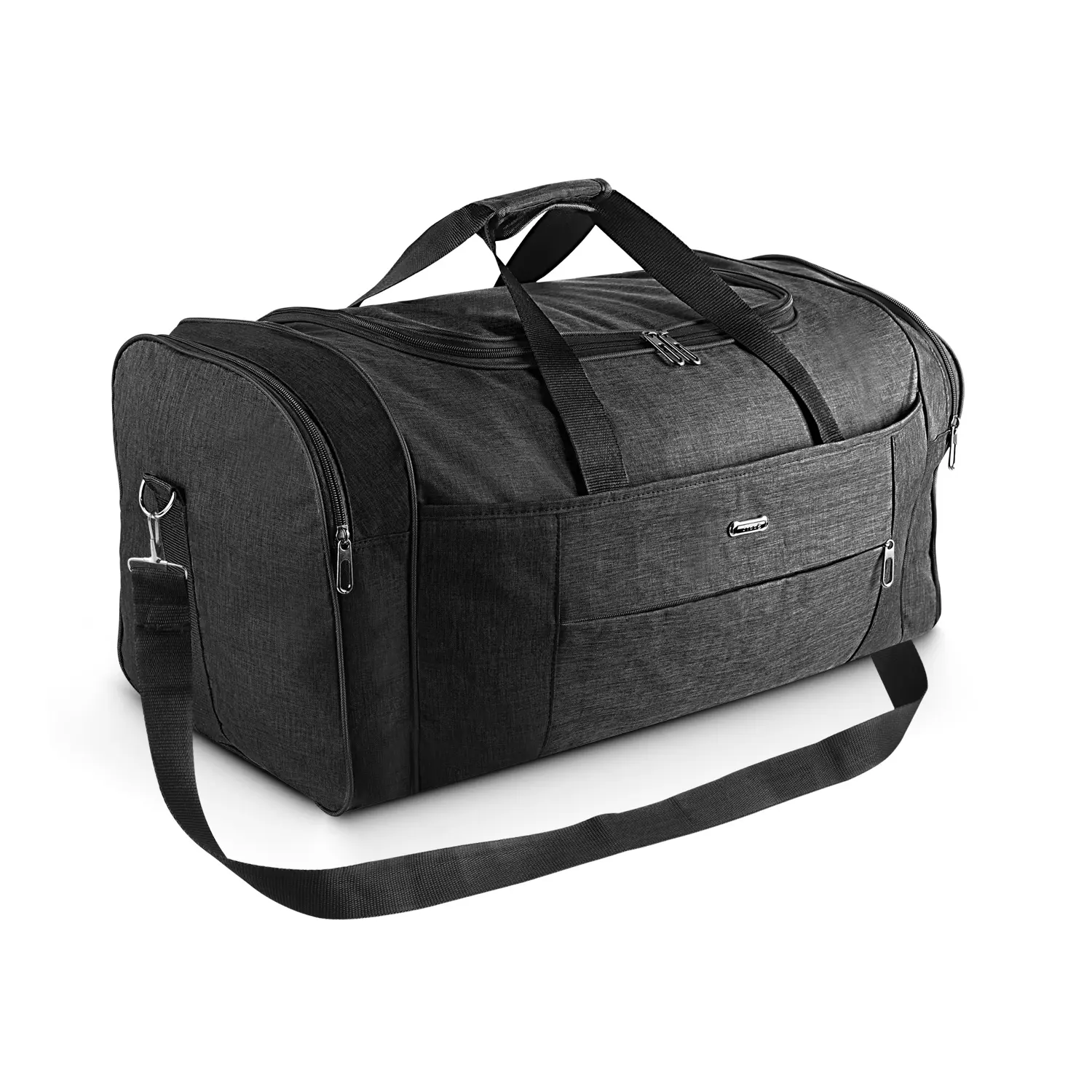 Large Capacity Oxford Duffle Bag for Men, Water-Resistant Multi-Pocket Sports Gym Luggage with Detachable Shoulder Strap, Wear-Resistant Travel Weekender Overnight Bag