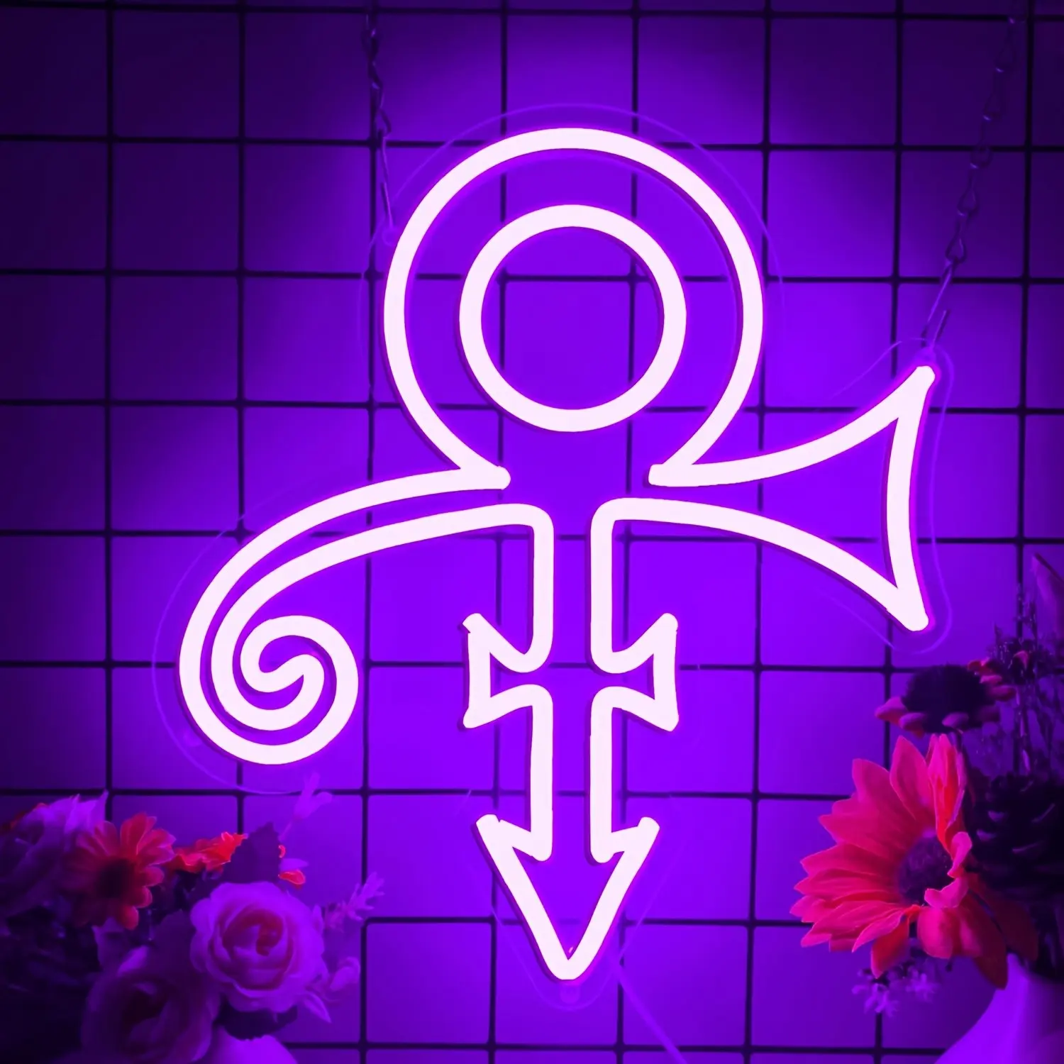Prince Symbol Neon Light, Music Theme LED Ambient Lamp, USB Powered, Bedroom/bars/music Room Decorative Light