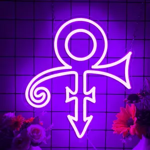 Prince Symbol Neon Light, Music Theme LED Ambient Lamp, USB Powered, Bedroom/bars/music Room Decorative Light