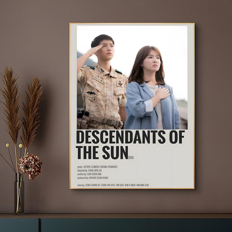 Fashion DDDescendants Of The Suning Poster HD Heavy-Duty Self-Stick Waterproof Wall Decor Tool-Free Install Durable & Reusable Conceals Wall Flaws Elevates Home Style Perfect for Living Room Bathroom & Kitchen Easy Apply & Remove