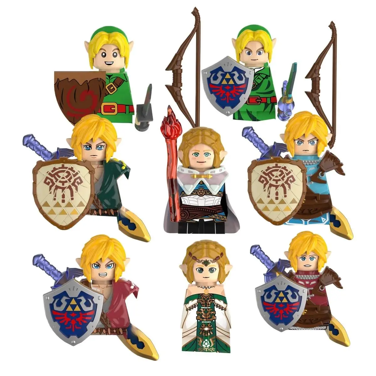 DT8906 Cartoon Building Blocks Educationa DIY Toy Mini Anime Figures for Gifts Party