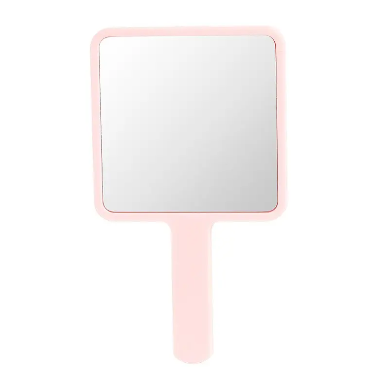 Eyelash Extension Handheld Makeup Mirror Square Makeup Vanity Mirror with Handle Hand Mirror SPA Salon Compact Mirrors Portable Vanity Mirror Travel Mirror