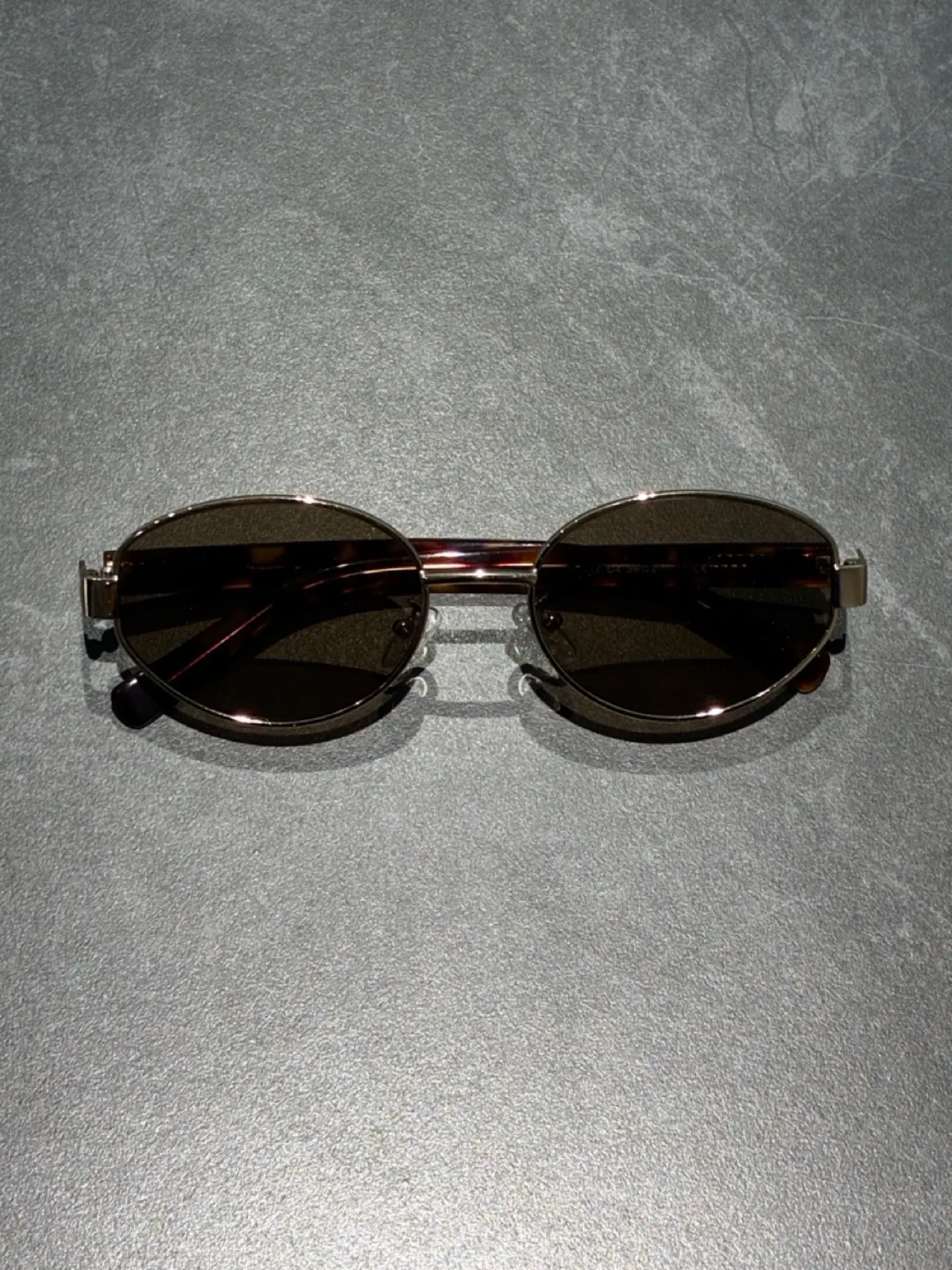 Women's Sunglasses Nylon Lenses, European Style Vintage Look, Uv400 Protection, Round Frame, Casual Plain Pattern, New 2026 Model