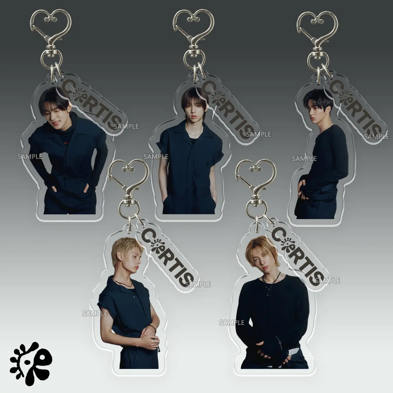 Cortis Keychain, Kpop Acrylic Keychain, Idol Character Bag Charm, Double-Sided Print Key Holder, Gift for Fans, Music Keychain, James, Juhoon, Keonho, Key Charms