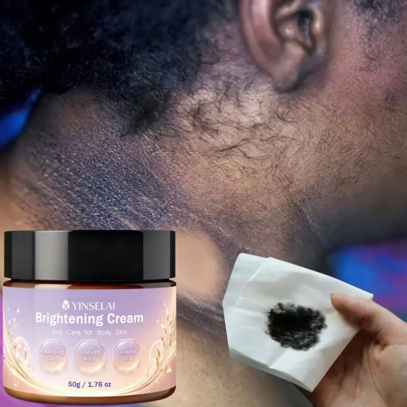 Brightening Cream, Gentle daily body skincare, Evens skin tone on joints, neck, underarms and inner thighs, Lightens dull surface complexion, Hydrates rough body skin for glowing look, Nourishing brightening body cream for women