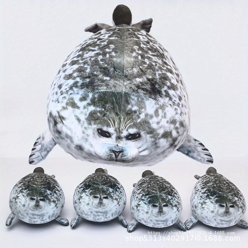 Hot-selling Japanese Osaka realistic seal plush pillow, cute seal doll series, mother and child pillow.