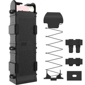 Universal 8-Shell Polymer Shotgun Shell Holder Tactical Ammo Bag Mount, Compatible with Mossberg Remington Airgun Accessories