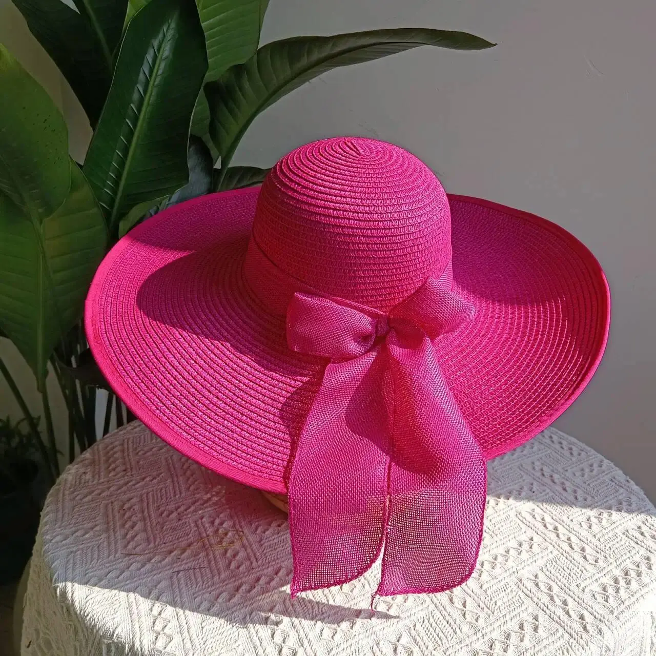 Summer straw hat 2025 large brim outdoor sun protection sun hat travel vacation foldable beach hat  sombrero para sol mujer