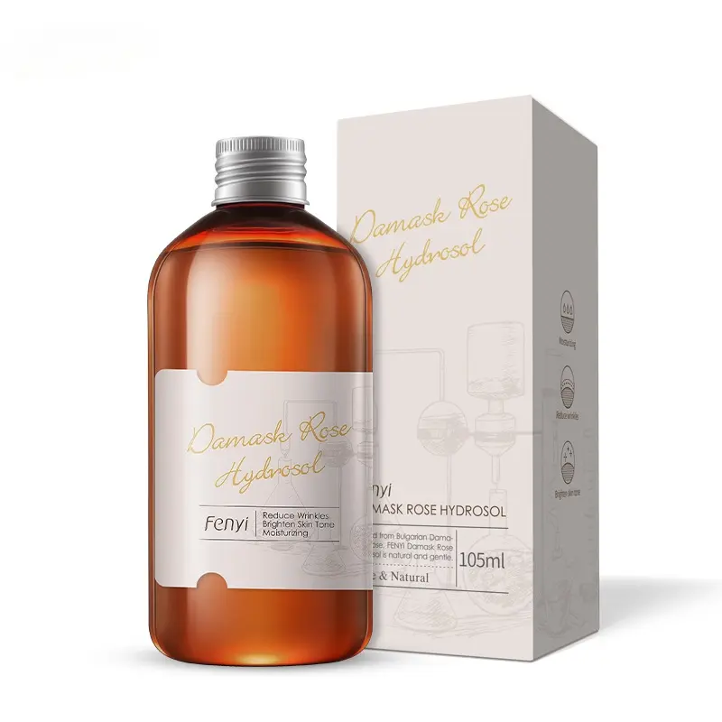 105ml Rose Hydrosol Moisturizing Facial Toner Deep Hydration Improve Dull Skin Refreshing Portable Skin Care Essence Water