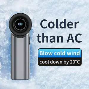 Portable Mini Personal Fan High Speed USB Fast Charging Mute Air Circulator for Travel Outdoor