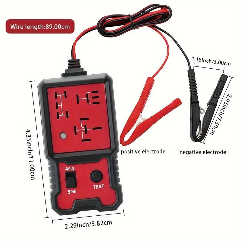 12V Car Relay Tester, Battery Checker, Automotive Relay Tester Tool, Multifunctional Car Diagnostic Tool, Professional Vehicle Repair Tool, Truck Essentials
