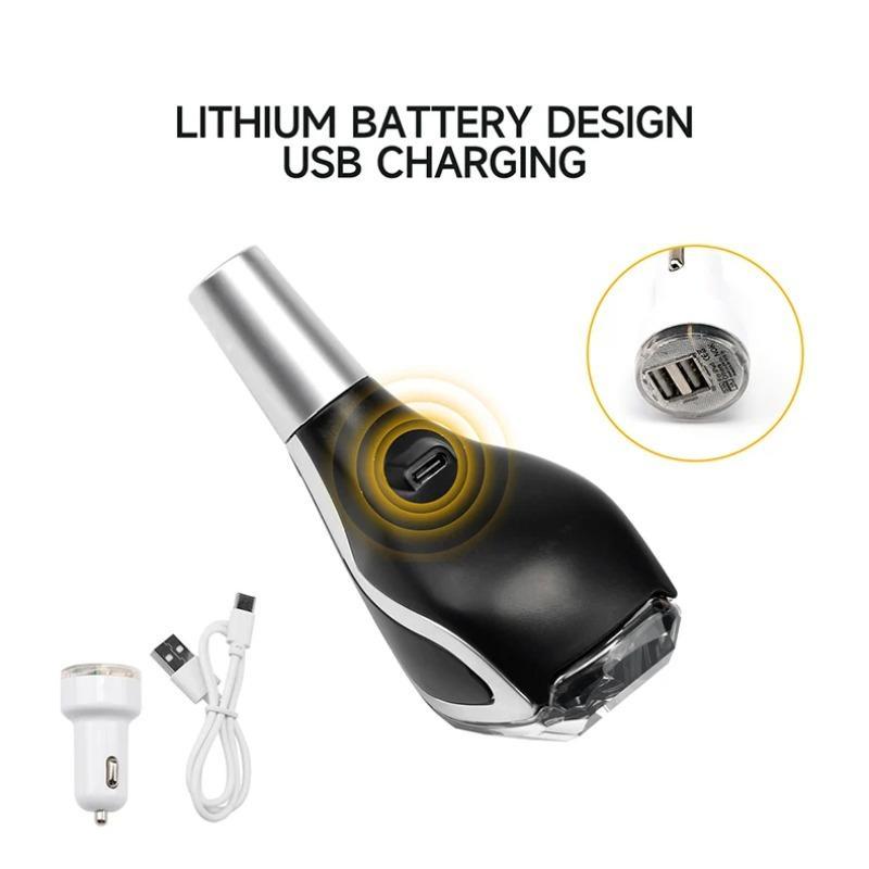 Crystal Automatic Gear Shift Knob with Rechargeable LED Light, Universal Car Interior Accessory for Toyota, Lexus, Mazda, Mitsubishi, Volkswagen and Kia, Car Accessories, Automotive # GLOBAL PICKS