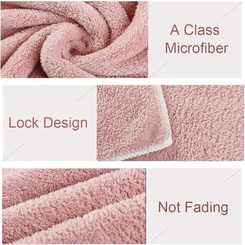 3 Pcs  Ultra Soft Microfiber Hair Towel Cap Set - Ultra Absorbent Rapid Quick-Drying, Gentle No-Snug Neck Pain Design, Overnight Deep Conditioning Machine Washable Reusable, Ideal Women’s Birthday Holiday Gift