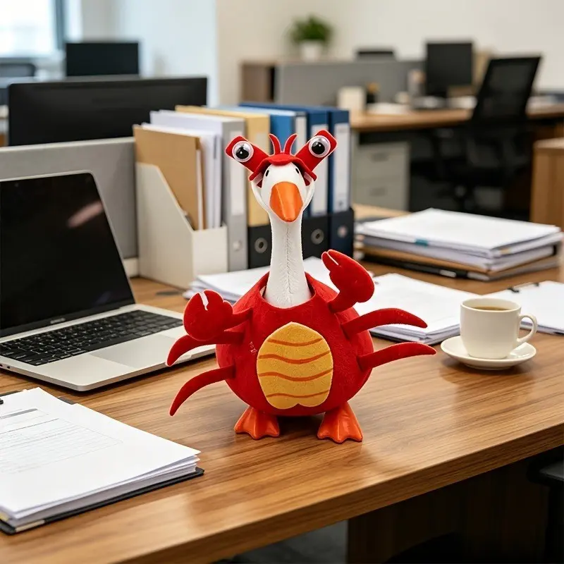 7-Inch Mini Desktop Duck Costume Set, Magnetic Duck Statue Accessories, Perfect for Decorative Displays, Cute Creative Desktop Decoration, Decoration Items, No Duck Statue Included