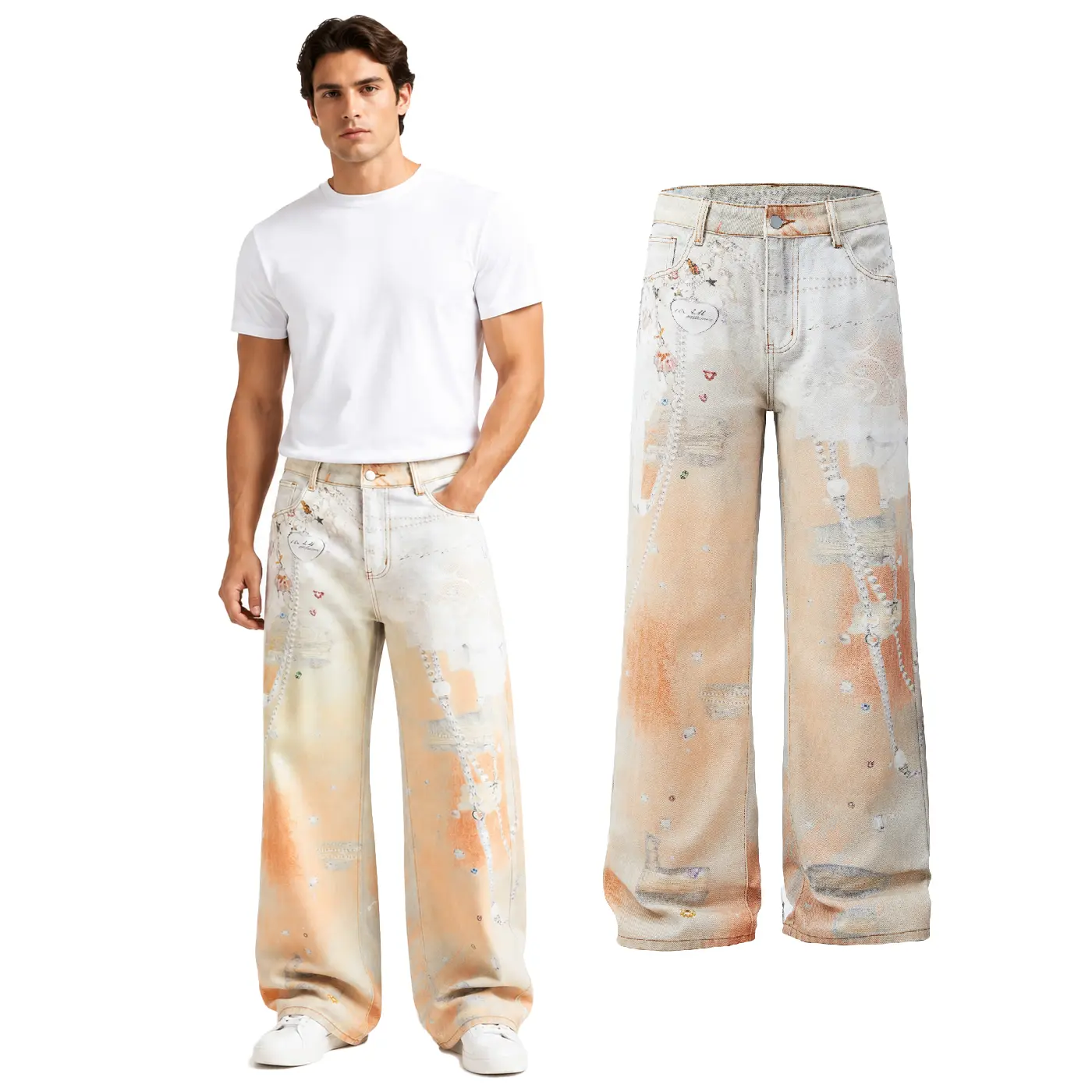 Music Festival Men's Denim Jeans | All-Day Festival Ready
