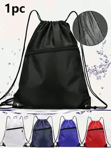 Large Capacity Waterproof Drawstring Backpack, Dry Wet Separation Design, Lightweight Quick-Dry Multi-Functional Bag, Ideal for Hiking and Sports